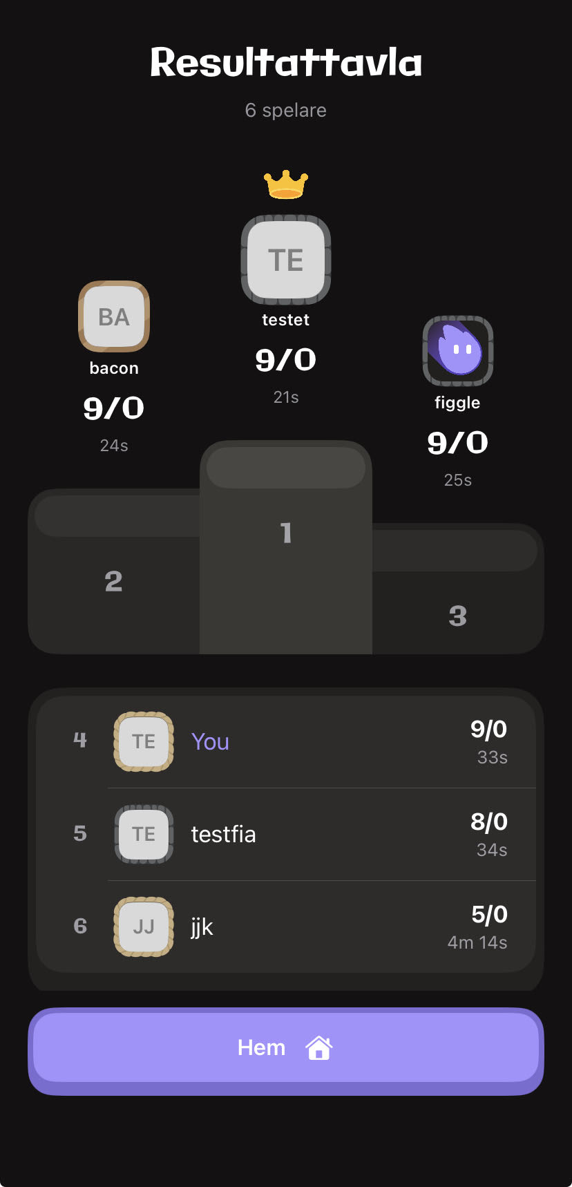 Challenge a friend